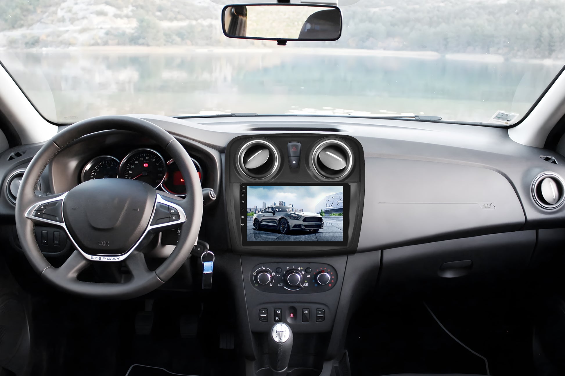 Renault Sandero 2014-2022 9" Android Radio 2GB/64GB | Wireless CarPlay + Free Reverse Camera