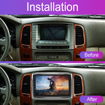 Toyota Land Cruiser 100 Manual AC 9" Android Radio 2GB/64GB | Wireless CarPlay + Free Reverse Camera