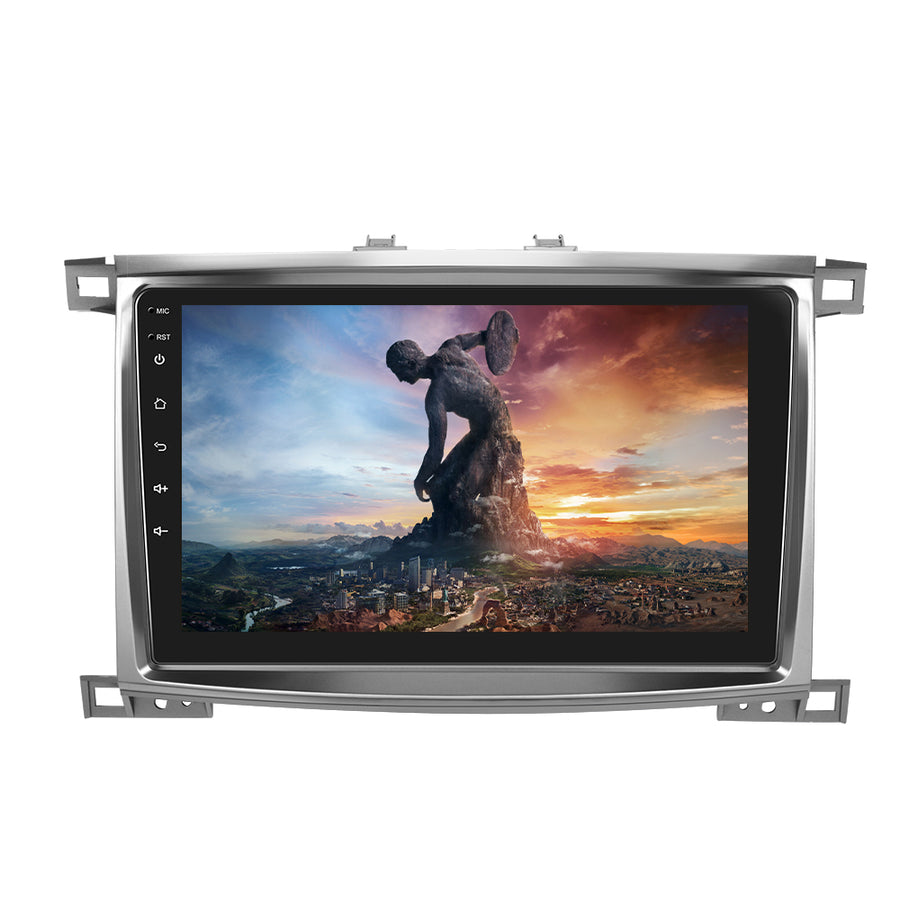 Toyota Land Cruiser 100 Manual AC 9" Android Radio 2GB/64GB | Wireless CarPlay + Free Reverse Camera