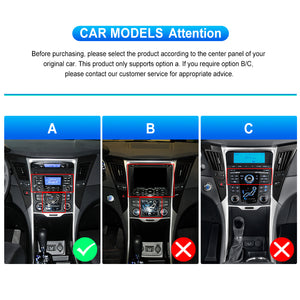 Hyundai Sonata 2009-2015 | 9" Android Touch Screen Radio | Wireless CarPlay & Android Auto | GPS | Bluetooth | Wi-Fi