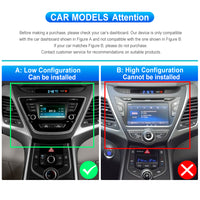 Hyundai Elantra 2014-2016 9" Android Radio 2GB/64GB | Wireless CarPlay + Free Reverse Camera