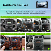 Mercedes A B V Class Android Radio | 4GB RAM | GPS + Wireless CarPlay | Blackbelt Audio SA