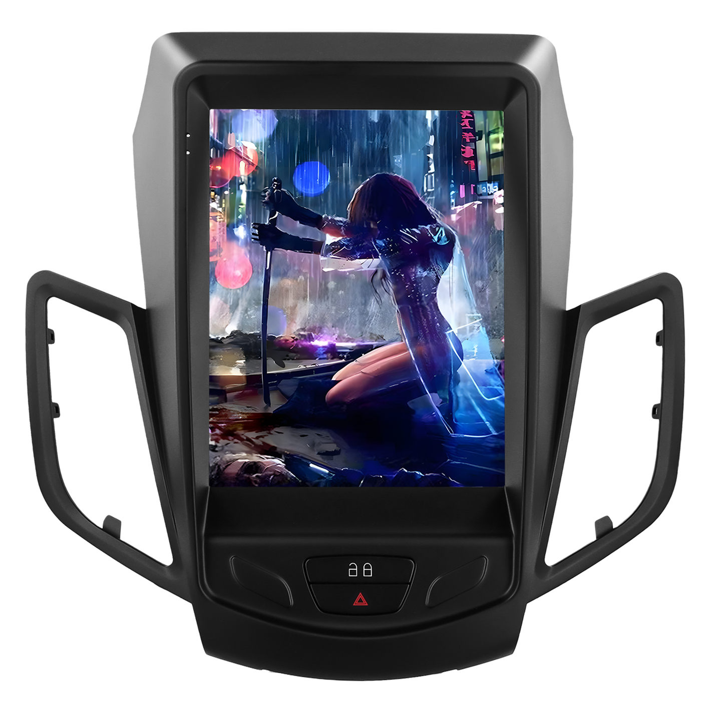 Ford Fiesta 2009 – 2018 Tesla Style | 9.7" Android Touch Screen Radio | Wireless CarPlay & Android Auto | GPS | Bluetooth | Wi-Fi