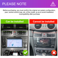Mercedes C-Class 2004-2007 9" Android Radio 2GB/64GB | Wireless CarPlay + Free Reverse Camera