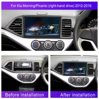 Kia Picanto 2011-2017 9" Android Radio 2GB/64GB | Wireless CarPlay + Free Reverse Camera