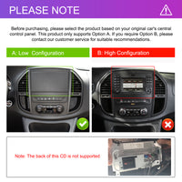 Mercedes-Benz Vito Tesla Style | 9.7” Android 15 Radio | 6GB + 128GB | Wireless CarPlay & Android Auto