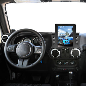 Jeep Wrangler 2010 – 2014 Tesla Style | 9.7" Android Touch Screen Radio | Wireless CarPlay & Android Auto | GPS | Bluetooth | Wi-Fi