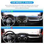 Jeep Wrangler (2010–2014) Tesla Style | 9.7” Android 15 Radio | 6GB + 128GB | Wireless CarPlay & Android Auto