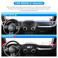 Jeep Wrangler (2010–2014) Tesla Style | 9.7" Android 13 Radio | 2GB/64GB | Wireless CarPlay + Free Reverse Camera