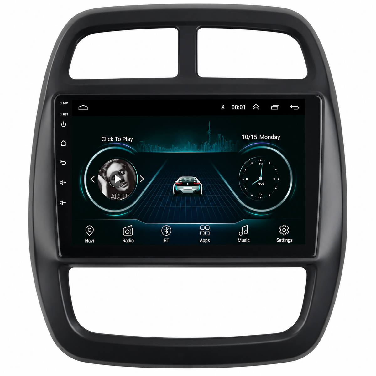 Renault Kwid 2019-2024 Android Radio | 4GB RAM | GPS + Wireless CarPlay | Blackbelt Audio SA