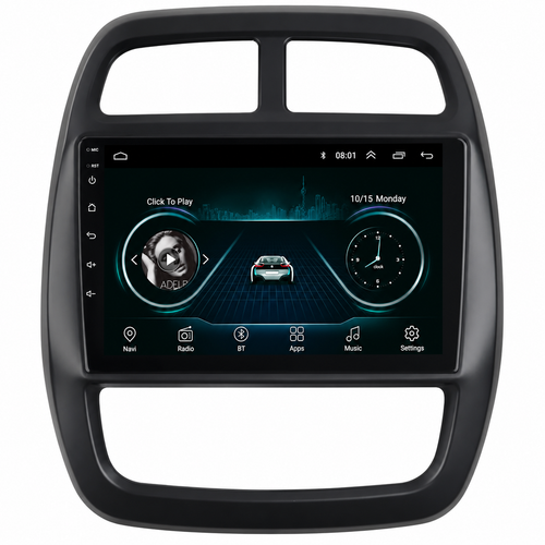 Renault Kwid 2019-2024 9" Android Radio 2GB/64GB | Wireless CarPlay + Free Reverse Camera