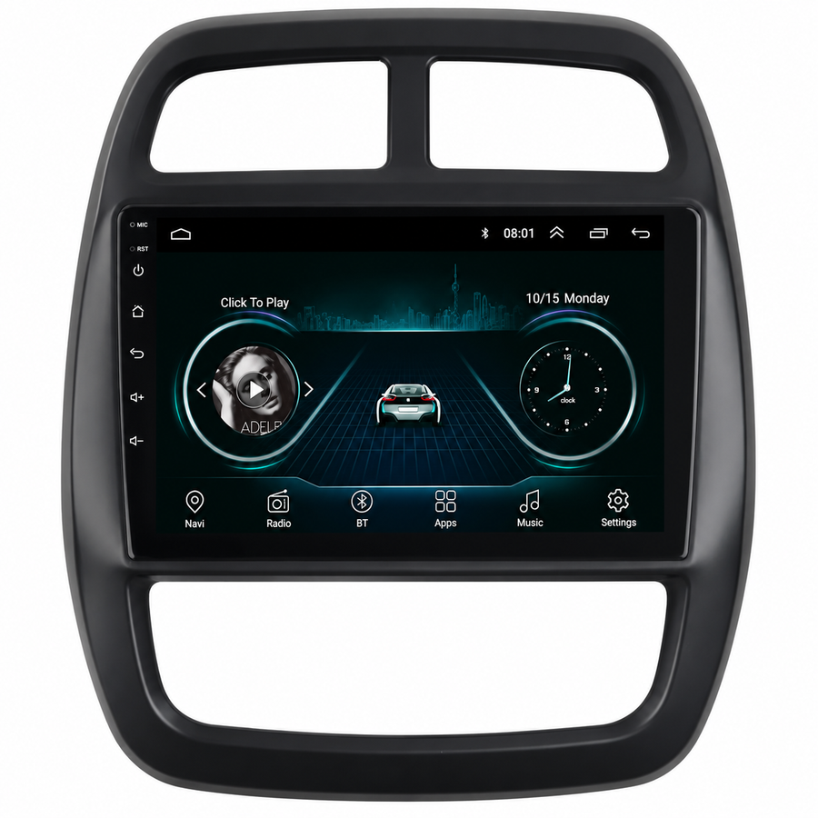 Renault Kwid 2019-2024 9" Android Radio 2GB/64GB | Wireless CarPlay + Free Reverse Camera