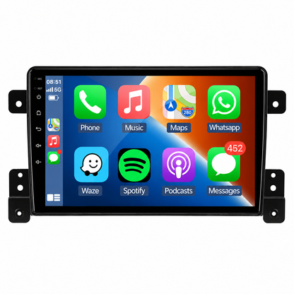 Suzuki Vitara 2005-2015 9" Android Radio 2GB/64GB | Wireless CarPlay + Free Reverse Camera