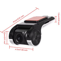 Dash Cam with ADAS Safety Alerts | 170° Wide Angle | Loop Recording | G-Sensor | IP66 Waterproof