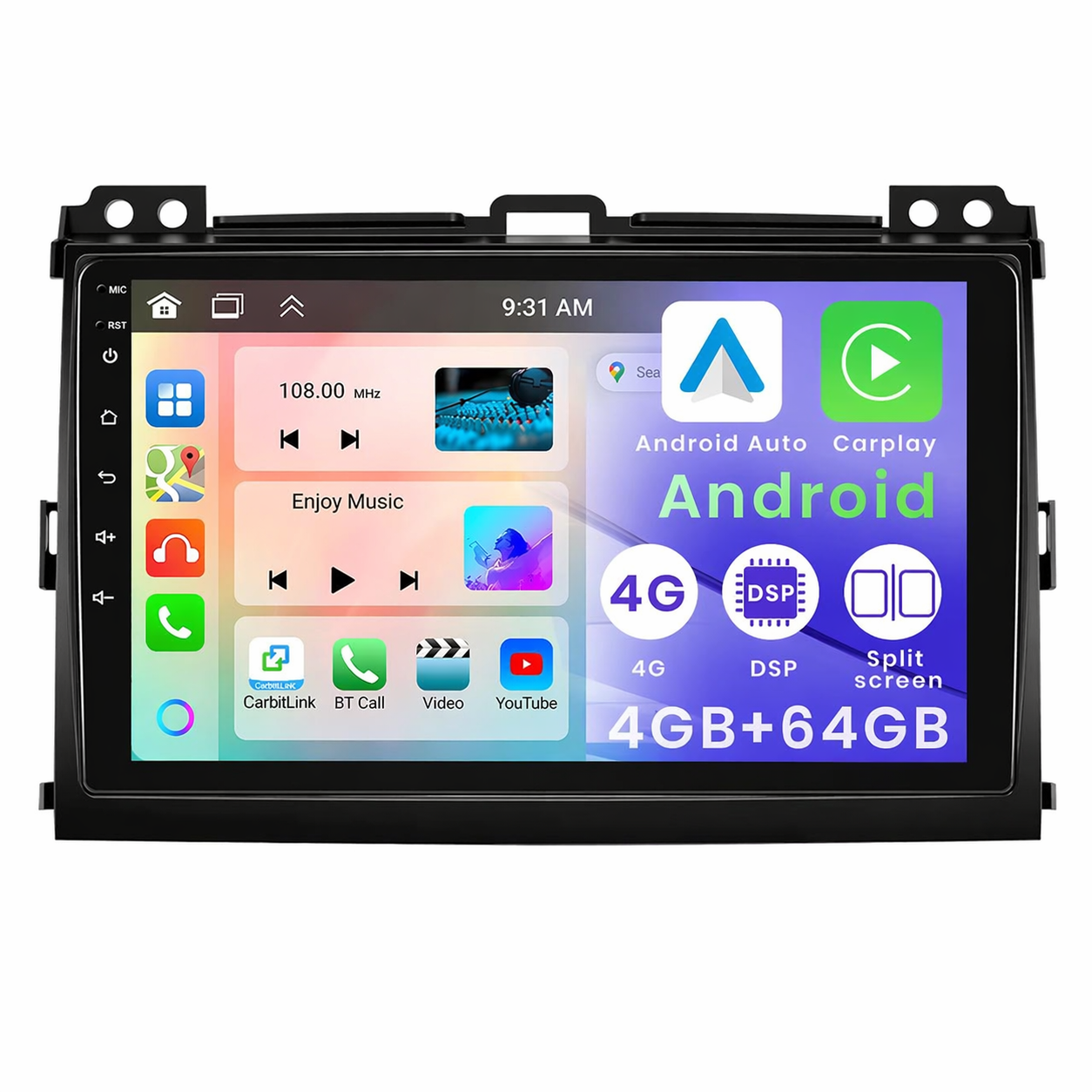 Toyota Verso 2009-2018 Android Radio