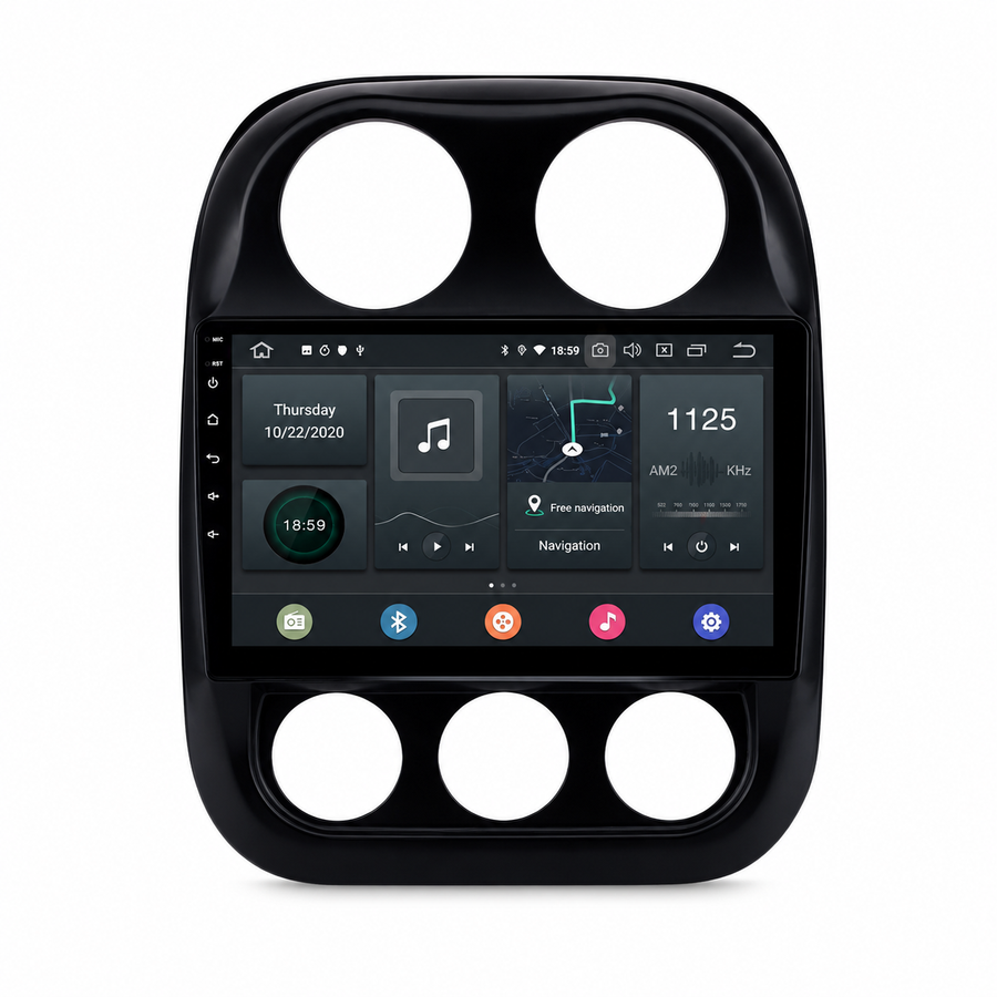 Jeep Compass 2009-2016 9" Android Radio 2GB/64GB | Wireless CarPlay + Free Reverse Camera