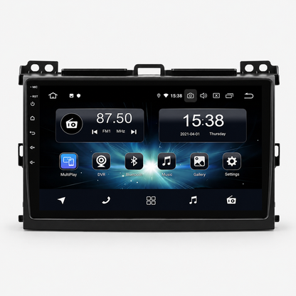 Toyota Prado 120 Series 2002-2009 9" Android Radio 2GB/64GB | Wireless CarPlay + Free Reverse Camera