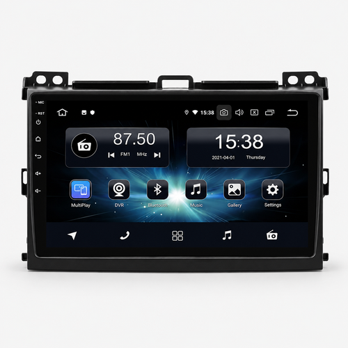 Toyota Prado 120 Series 2002-2009 9" Android Radio 2GB/64GB | Wireless CarPlay + Free Reverse Camera
