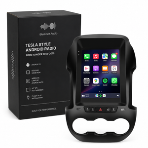 Ford Ranger (2012–2016) Tesla Style | 9.7” Android 15 Radio | 6GB + 128GB | Wireless CarPlay & Android Auto