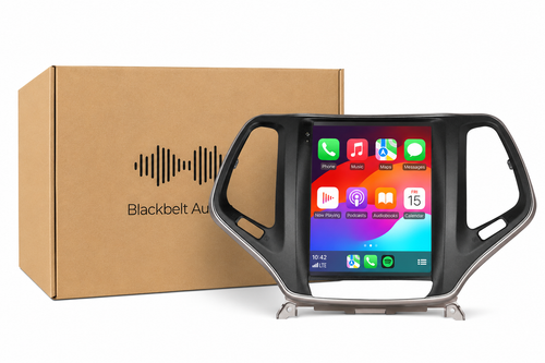 Jeep Cherokee (2015–2021) Tesla Style | 9.7" Android 13 Radio | 2GB/64GB | Wireless CarPlay + Free Reverse Camera