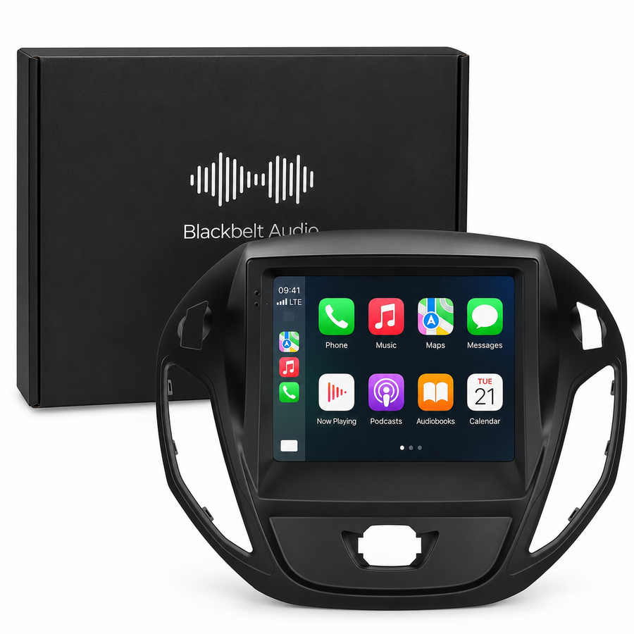 Ford Transit (2014–2018) Tesla Style | 9.7” Android 15 Radio | 6GB + 128GB | Wireless CarPlay & Android Auto