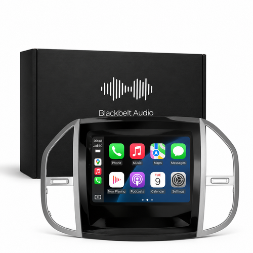 Mercedes-Benz Vito (2015–2021) Tesla Style | 9.7" Android 13 Radio | 2GB/64GB | Wireless CarPlay + Free Reverse Camera