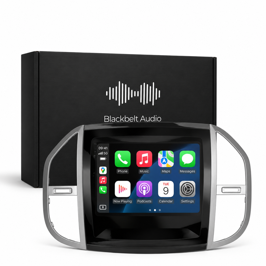 Mercedes-Benz Vito Tesla Style | 9.7” Android 15 Radio | 6GB + 128GB | Wireless CarPlay & Android Auto