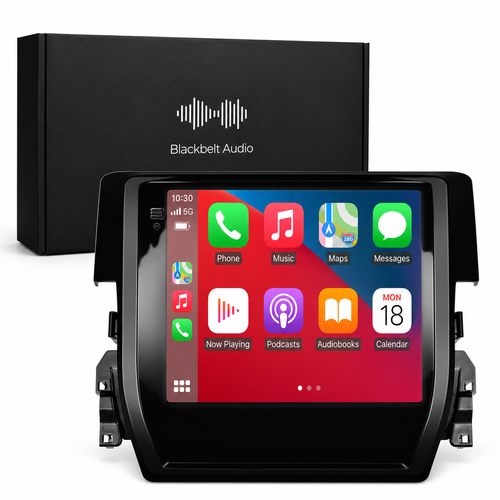 Honda Civic (2016–2021) Tesla Style | 9.7" Android 13 Radio | 2GB/64GB | Wireless CarPlay + Free Reverse Camera