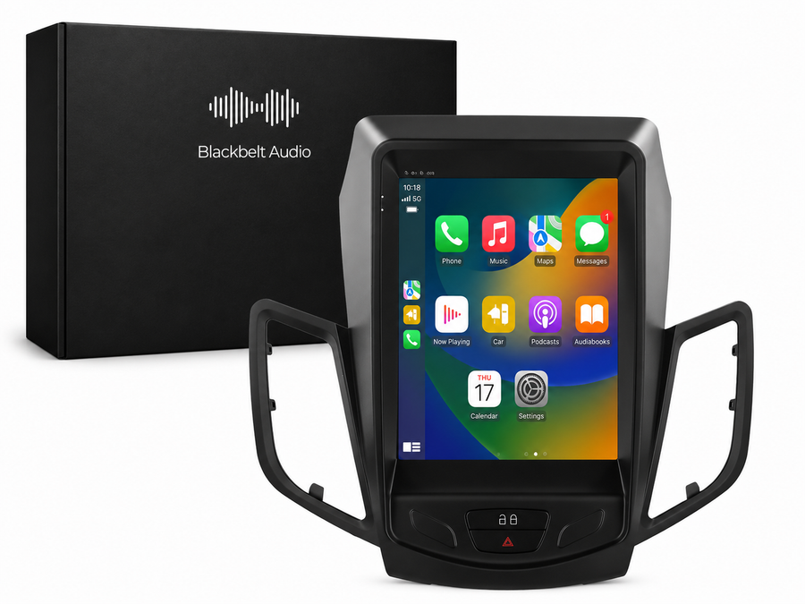 Ford Fiesta (2009–2018) Tesla Style | 9.7" Android 13 Radio | 2GB/64GB | Wireless CarPlay + Free Reverse Camera