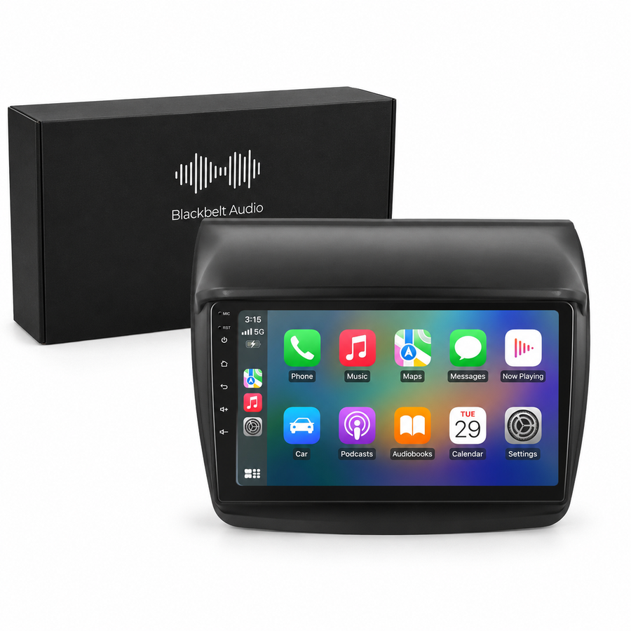 Mitsubishi Pajero Triton 2006–2017 Android Radio | 4GB RAM | GPS + CarPlay | Blackbelt Audio SA
