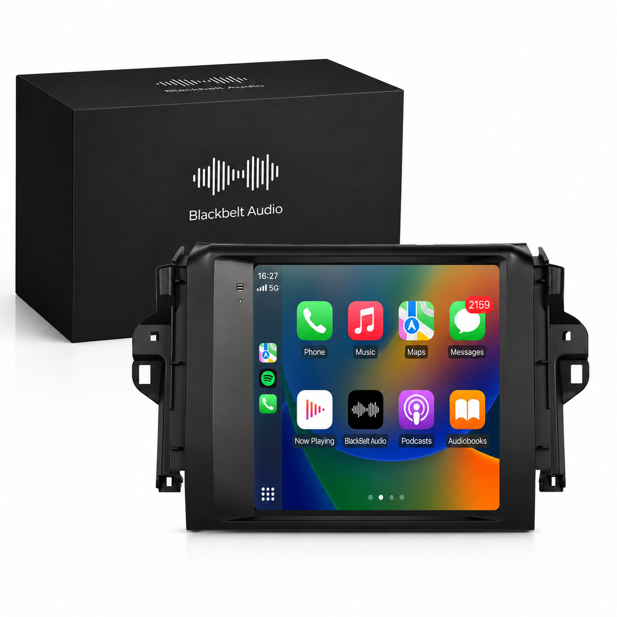 Toyota Fortuner GD6 (2016–2023) Tesla Style | 9.7" Android 13 Radio | 2GB/64GB | Wireless CarPlay + Free Reverse Camera