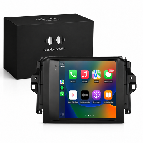 Toyota Fortuner GD6 (2016–2023) Tesla Style | 9.7" Android 13 Radio | 2GB/64GB | Wireless CarPlay + Free Reverse Camera
