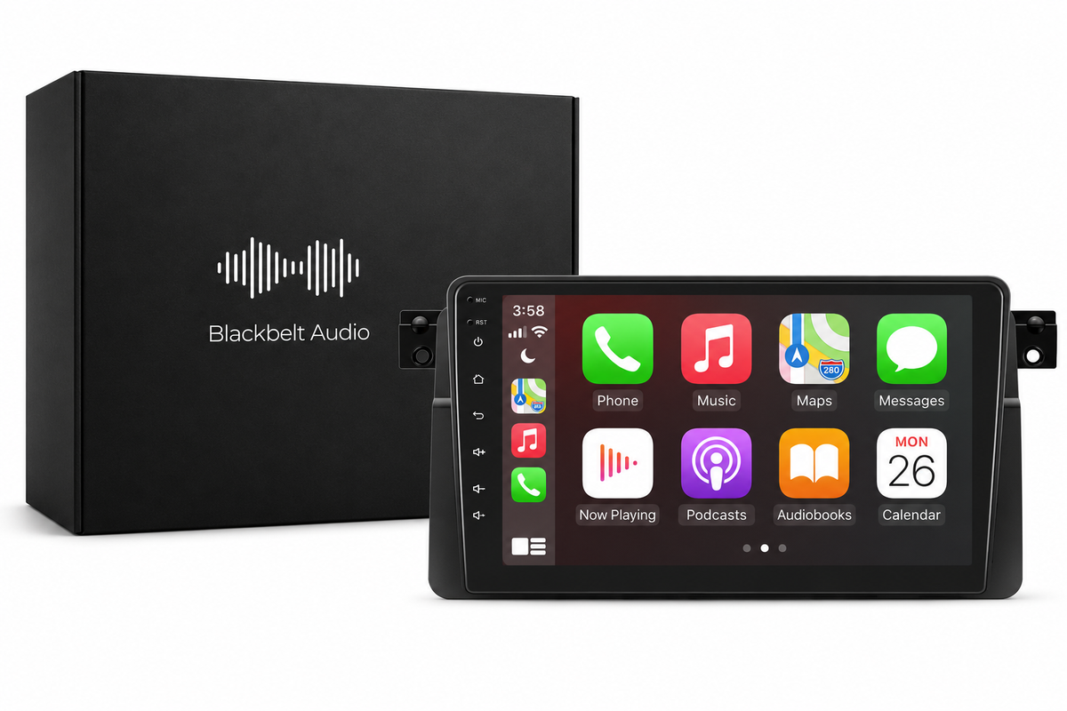 BMW E46 1999-2006 Android Radio | 2GB RAM | Wireless CarPlay + Free Reverse Camera