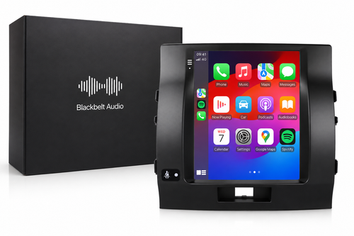 Toyota Land Cruiser 200 (2009–2015) Tesla Style | 9.7" Android 13 Radio | 2GB/64GB | Wireless CarPlay + Free Reverse Camera