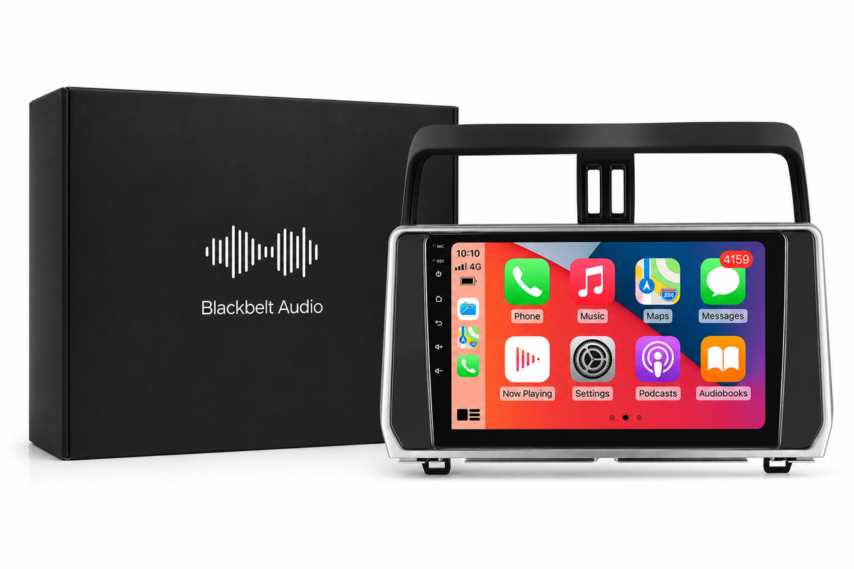 Toyota Prado 2018–2021 Android Radio | 4GB RAM | Wireless CarPlay + GPS | Blackbelt Audio SA
