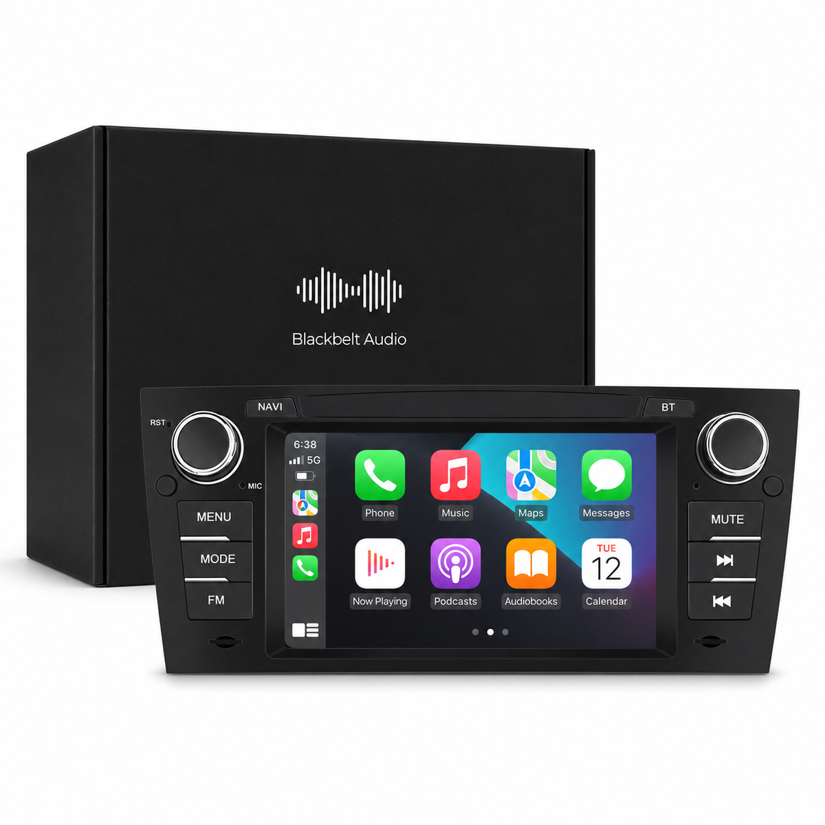 BMW E90 3 Series 2005–2012 OEM Look | Android Radio | Physical Buttons | CarPlay | Blackbelt Audio SA