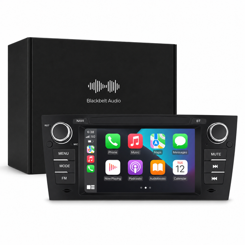 BMW E90 3 Series 2005–2012 OEM Look | Android Radio | Physical Buttons | CarPlay | Blackbelt Audio SA