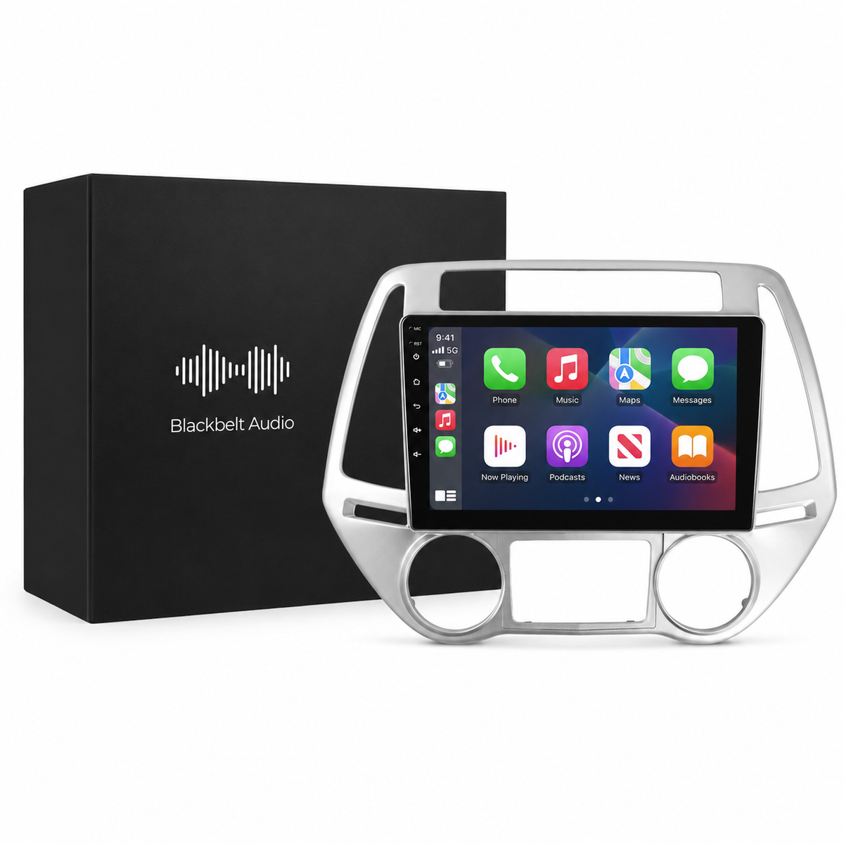 Hyundai i20 2009–2014 Android Radio | 4GB RAM | GPS + Wireless CarPlay | Blackbelt Audio SA