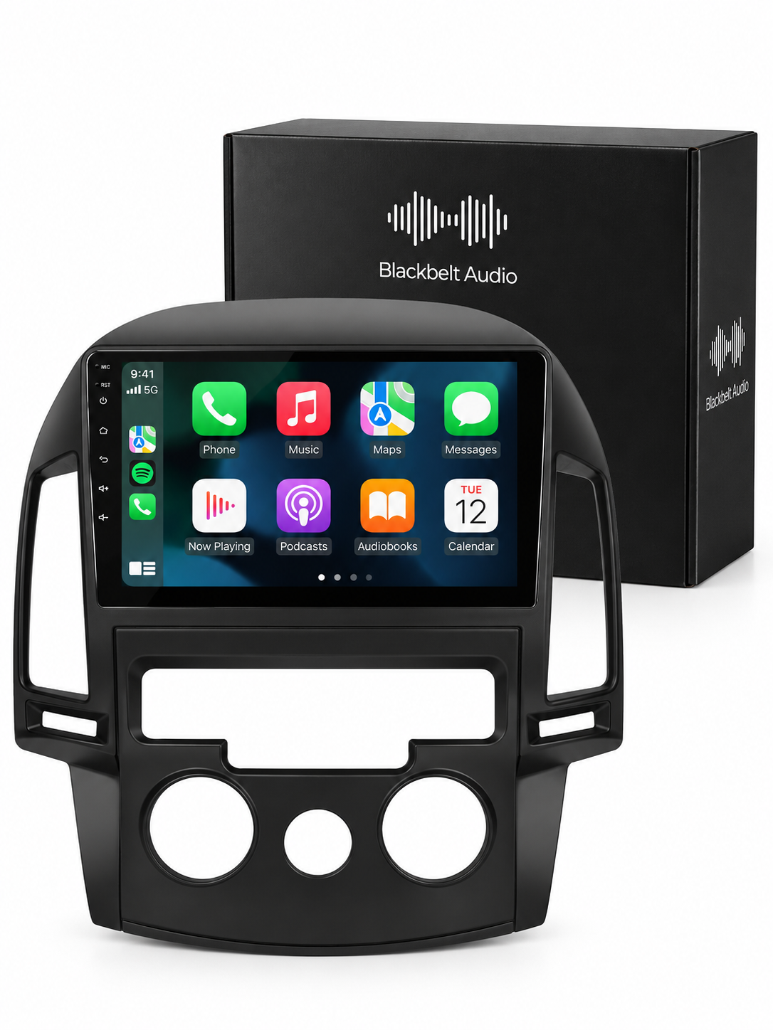 Hyundai i30 2008–2011 Android Radio | 4GB RAM | GPS + Wireless CarPlay | Blackbelt Audio SA