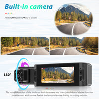 3.16” Dual Lens DVR Dash Cam | 1080P Front + Cabin Camera | WiFi + App | L5908