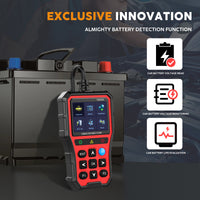 Wireless OBD2 Auto Diagnostic Scanner with Battery Monitoring