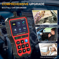Wireless OBD2 Auto Diagnostic Scanner with Battery Monitoring